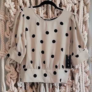 OLM Polka Dot Blouse